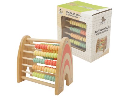 BABU - Dřevěné Edukativní počítadlo