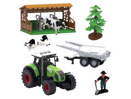 FARM SERVICE - Hrací set farma 7 ks se světly a zvuky