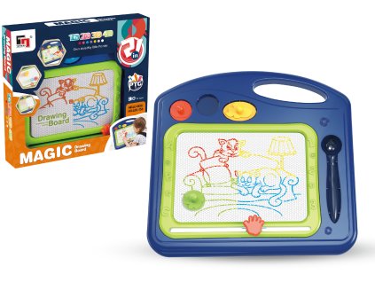 Magnetická kreslící tabule MAGIC barevná modrá