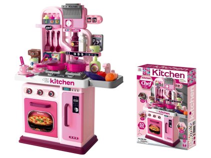 Kuchyňka růžová s příslušenstvím