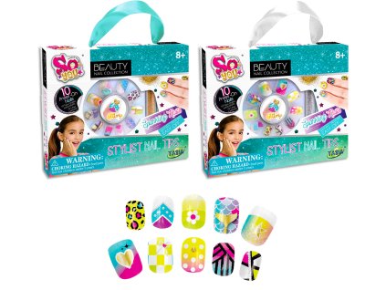TASIA - Beauty sada nehty - Stylistická sada s glitry