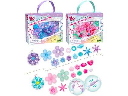 TASIA - Květinové šperky - Sada 200+ dílků na výrobu šperků