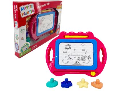 Malá Magnetická kreslící tabule s razítky - více druhů