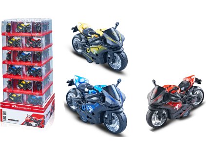 Kovová motorka Ducati 1:16 - 3 druhy