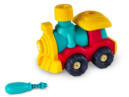 Šroubovací stavebnice malý konstruktér - Vlak