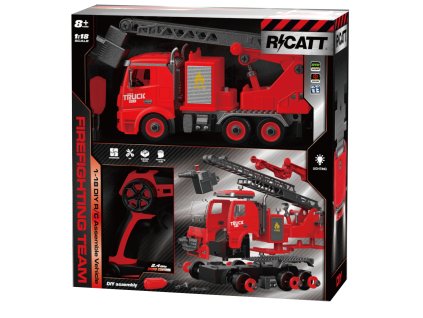 R/C Stavebnice Hasičský vůz 1:18 - 74 dílů