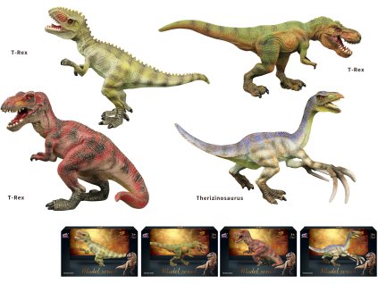 Dinosauří svět - figurka B31 4 druhy