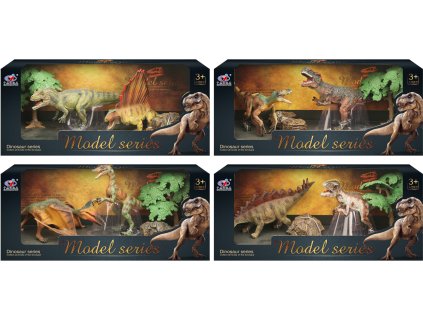 Dinosauří svět - Set dinosauřích figurek M7 4 druhy