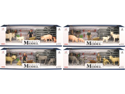 Zvířátka z farmy - Set farmářských zvířat U11 4 druhy