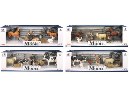 Zvířátka z farmy - Set farmářských zvířat U4 4 druhy