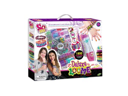 TASIA - Zaplétač na výrobu náramků z gumiček - 1800 ks bez latexu