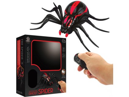 R/C Pavouk s biomimikry a svítícíma očima - červený