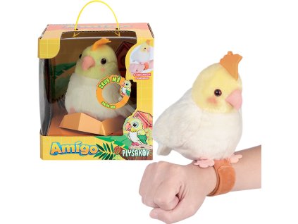 PLYŠÁKOV - Interaktivní papoušek Amígo