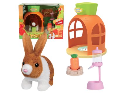 PLYŠÁKOV - Interaktivní králík Lentilka