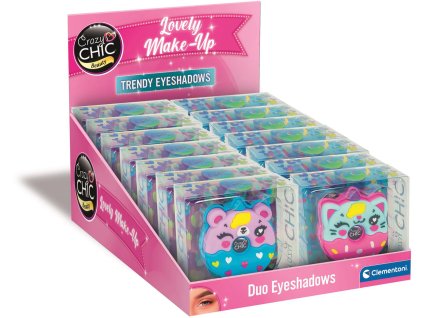 Clementoni - CRAZY CHIC paletka očních stínů Zvířátka