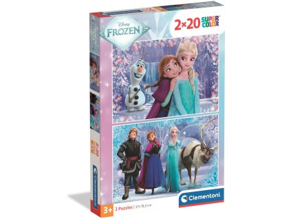 Clementoni - Puzzle 2x20 Ledové království