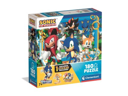 Clementoni - Puzzle 180 Sonic the Hedgehog 4