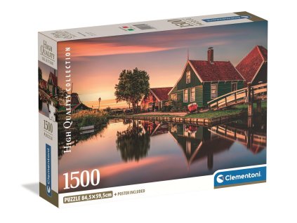 Clementoni - Puzzle 1500 Zaanse Schans