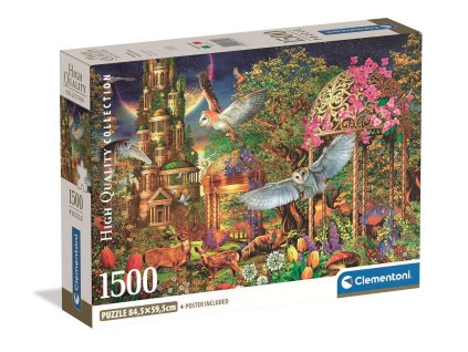 Clementoni - Puzzle 1500 Fantazijní zahrada v lese
