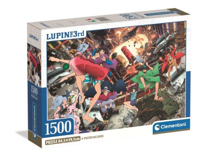 Clementoni - Puzzle 1500 Lupin III