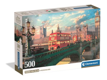 Clementoni - Puzzle 500 Westminster Bridge