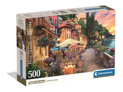 Clementoni - Puzzle 500 Jezero Como