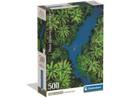 Clementoni - Puzzle 500 Tropický pohled z výšky