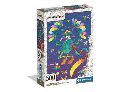 Clementoni - Puzzle 500 Mordillo Létající stroj