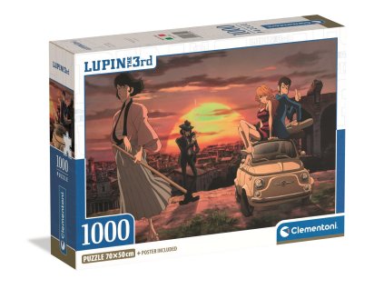 Clementoni - Puzzle 1000 Lupin III - 1