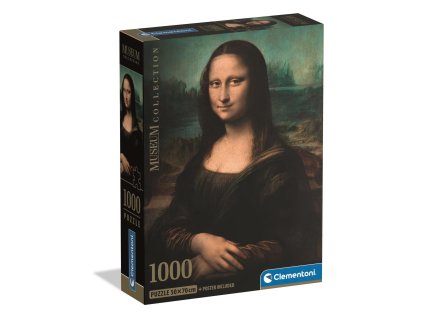 Clementoni - Puzzle 1000 Muzeum Mona Lisa