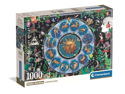 Clementoni - Puzzle 1000 Astrologická mapa