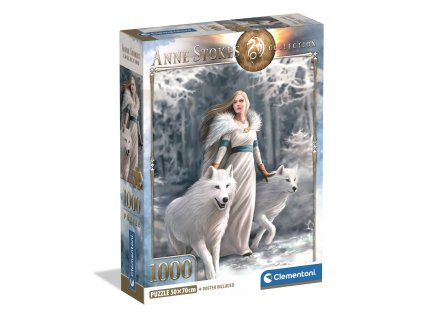 Clementoni - Puzzle 1000 Anne Stokes Zimní strážci