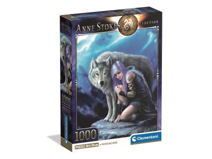 Clementoni - Puzzle 1000 Anne Stokes Ochránce