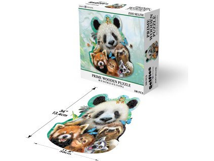 PRIME 3D Dřevěné PUZZLE - Afrika 300 dílků