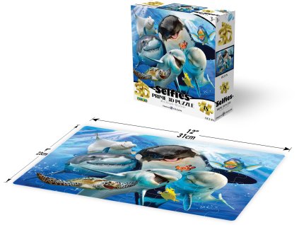 PRIME 3D PUZZLE - Selfie v oceánu 48 dílků