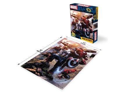 PRIME 3D PUZZLE - Marvel Avengers 300 dílků