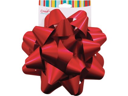 Mašle červená na balení dárků 20 cm