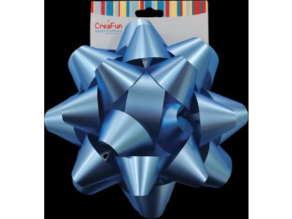 Mašle modrá na balení dárků 20 cm
