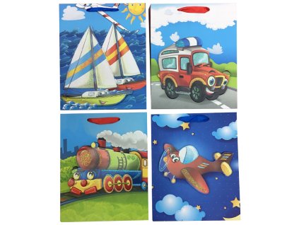 Papírová taška M - Doprava, 32x26x10