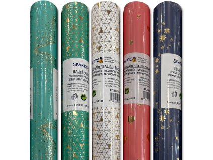 Balicí papír  200 x 70 více druhů