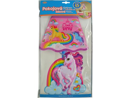 Dětská nástěnná 3D lampa Jednorožec