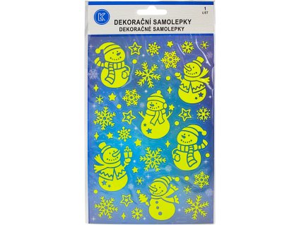 Samolepky - Sněhulák