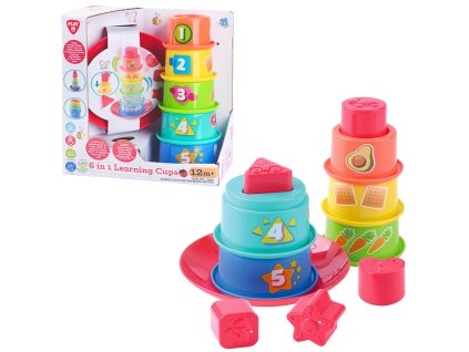 PLAYGO - Skládací kelímky 6 v 1