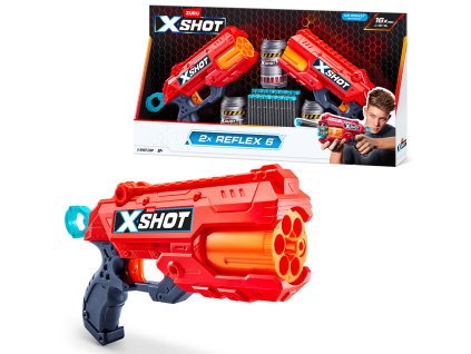 X-SHOT 2x REFLEX 6 (3 plechovky, 16 nábojů)