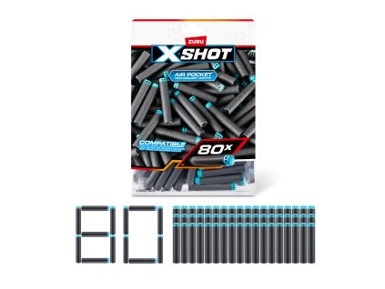 X-SHOT Náhradní náboje 80 ks