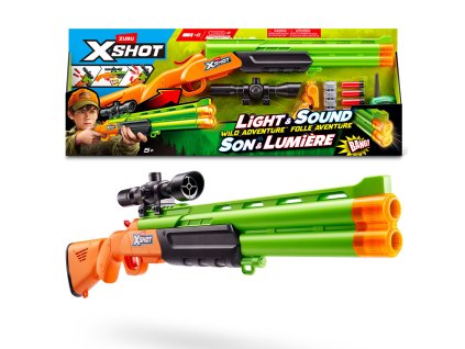 X-SHOT Puška se zaměřovačem (6 nábojů)
