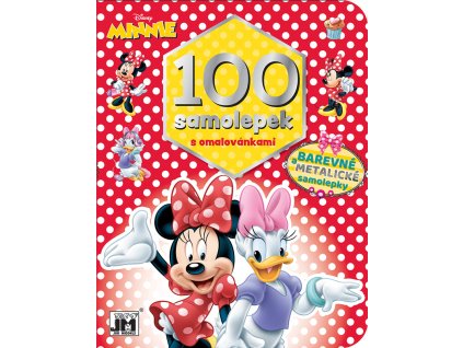 JIRI MODELS 100 samolepek s omalovánkami Disney Minnie Mouse