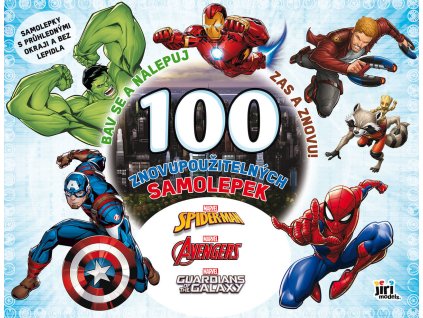 JIRI MODELS Album samolepky Marvel Bav se a nalepuj zas a znovu!