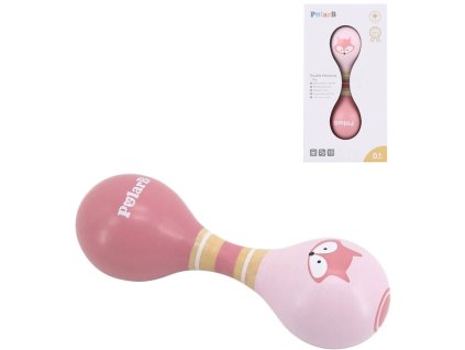 VIGA DŘEVO PolarB Rumbakoule baby dvojitá liška *DŘEVĚNÉ HRAČKY*