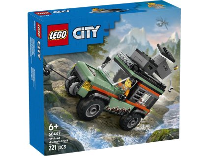LEGO CITY Terénní horské nákladní auto 4x4 60447 STAVEBNICE